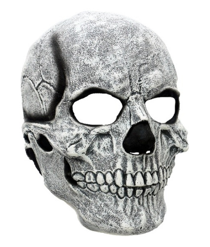 Máscara White Skull Calavera Calaca Catrín Halloween Muertos