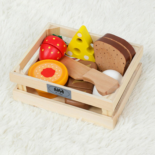 Juego De Cocina Para Niños, Juego De Corte De Comida Falsa,