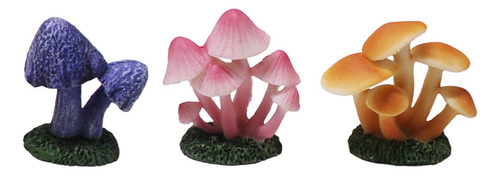 Conjunto De 6 Mini Figuras De Jardín En Resina Para