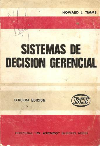 Sistemas De Decision Gerencial - Timms - Ateneo