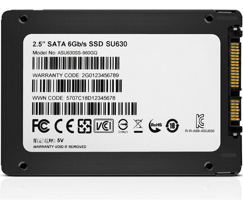 Imagen 4 de 5 de Disco sólido SSD interno Adata Ultimate SU630 ASU630SS-960GQ-R 960GB