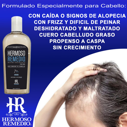 Imagen 7 de 10 de 6 Shampoo Crecimiento Anticaída Reparador 7en1 Paquete Mixto