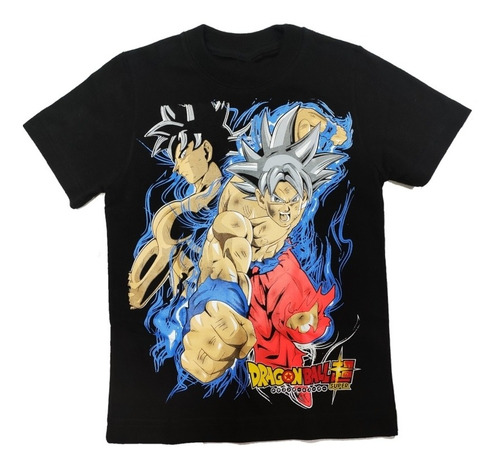 Camiseta Goku Ultrainstinto, Dragón Ball Z, Anime Cómics.
