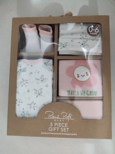 Set De Regalo Para Bebe De 0 A 6 Meses 5 Piezas