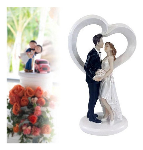 2 Decorações De Bolo De Casamento Com Estátuas De Amor Do