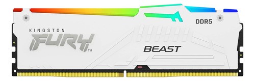 Memória Kingston Ddr5 Fury Beast Rgb 32gb Cl30 6000mhz Expo
