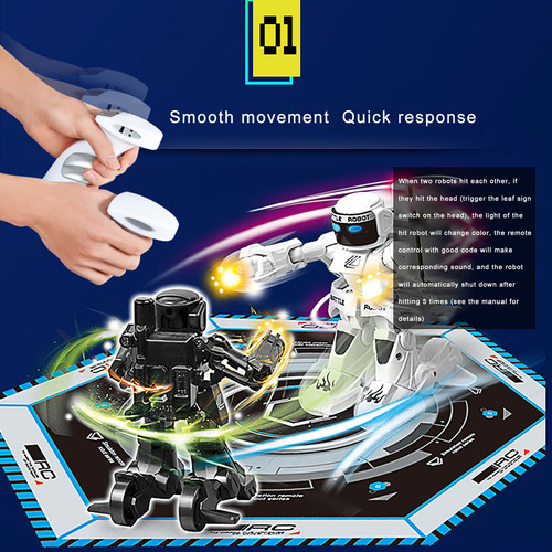 Q 2.4g Rc Robot Boxing Robot Remote Control Fighting Robot 2