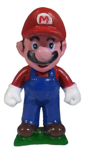 Vela De Cera Para Pastel Mario Fiesta Decoracion Bross Cumpl