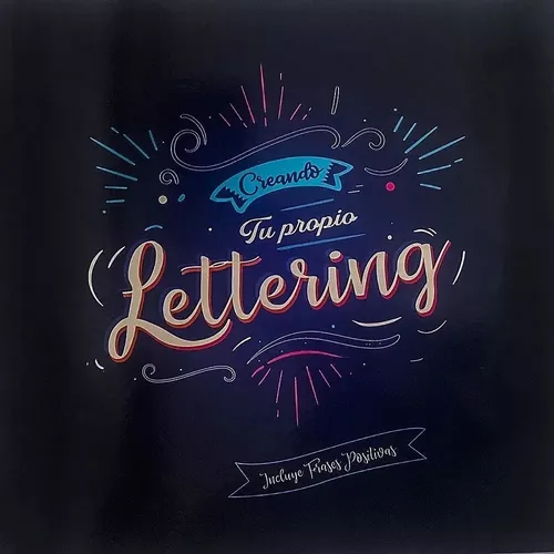 Libro Colorear Adultos Creando Tu Propio Lettering