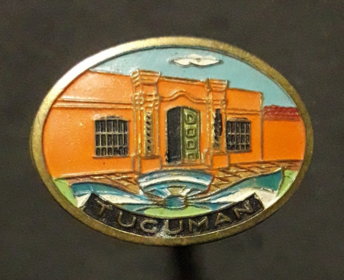 Pin Prendedor Esmaltado Casa Historica Tucuman 2.5 Cm 