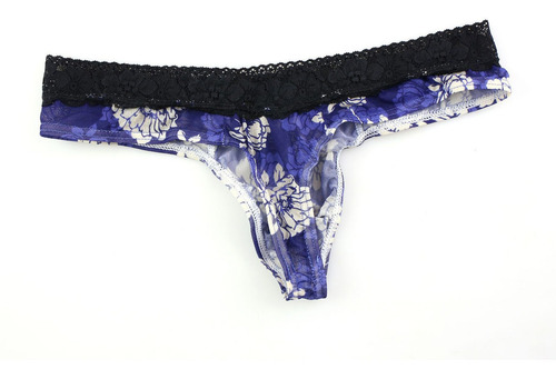 M Bragas Hombre A1214 Tanga Ropa Interior Estampado Encaje T