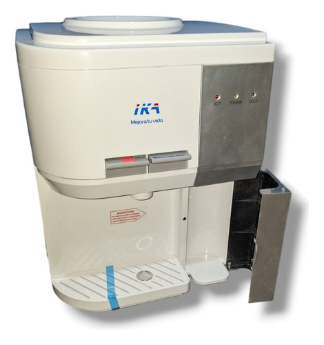 Dispenser Agua Caliente Frio Con Portavasos Ika Calidad Blanco