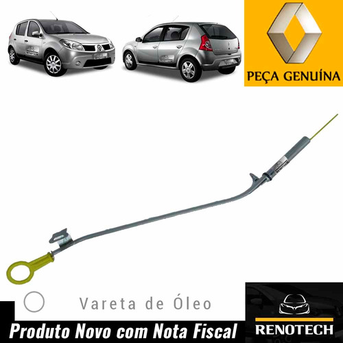 Vareta Oleo Com Tubo Sandero 1.6 8v 2007 A 2010 8200678386