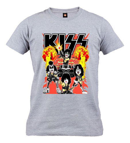 Remera Estampada Varios Diseños Musica Rock Kiss