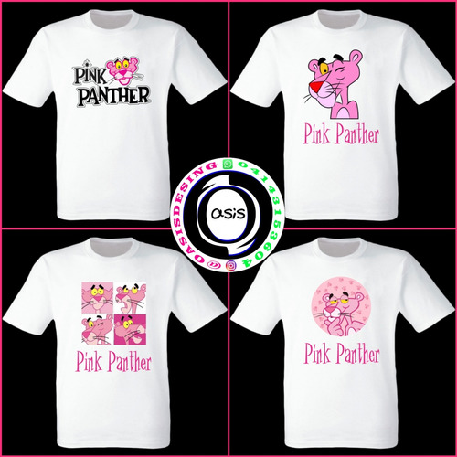 Franelas Camisas De La Pantera Rosa Pink Panter