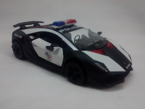 Miniatura Lamborghini Sexto Elemento Polícia Escala 1:38