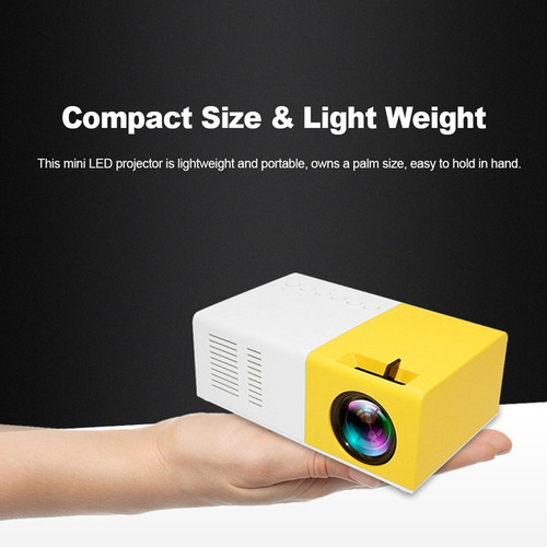 Mini Proyector Led Soporta Vídeo Portátil 720p/1080p