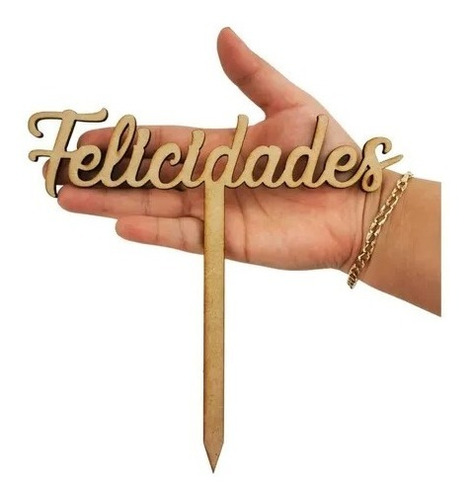 10 Letreros Pastel Cake Topper Fiesta Cumpleaños Variedad