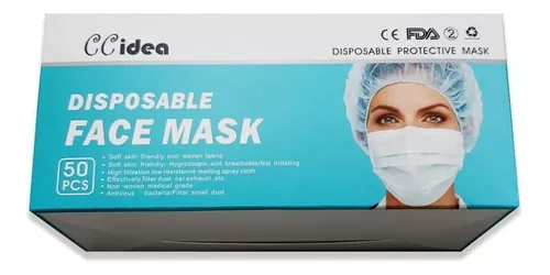 ⇨ Mascarillas Quirúrgicas - Caja 50 Unidades