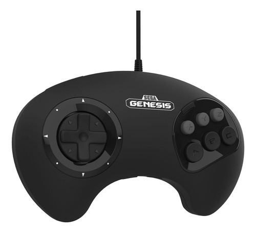 Retro -bit Big6 Usb Arcade Controller Pad Para Sega Genesis