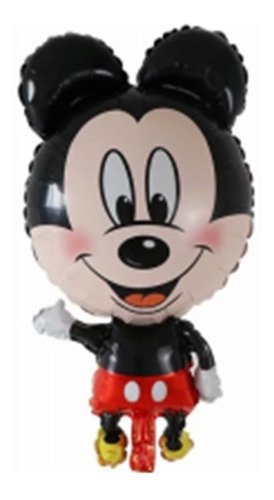  Globos Metalizados Mickey O Minnie Tamaño 80 Cms