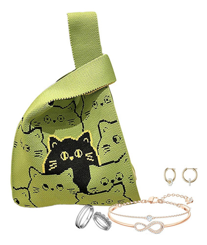 Bolsas De Gato Para Mujer Bolsa De Mano Reutilizable De Gato