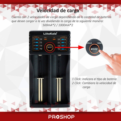 Cargador Doble Inteligente De Pilas Aa Aaa 26650 18650 14500