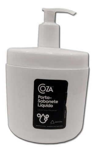Dosificador Dispenser Jabón Liquido Oval Pettish Online Vc Color Blanco