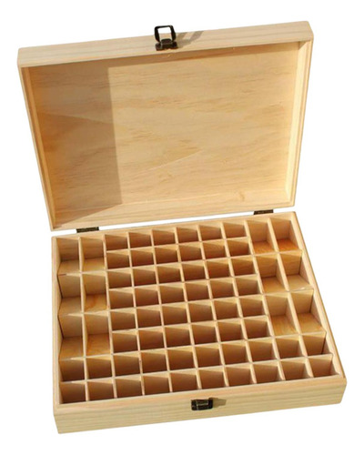 Caja De Almacenamiento De Aceite Esencial Con 68 Ranuras De