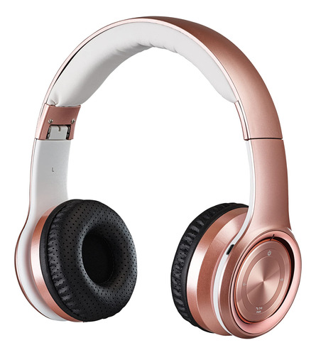 Auriculares Bluetooth Con Microfono (oro Rosa)