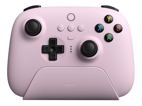 Controle 8bitdo Ultimate Wireless 2.4g Pc Windows 10 Android Cor Rosa