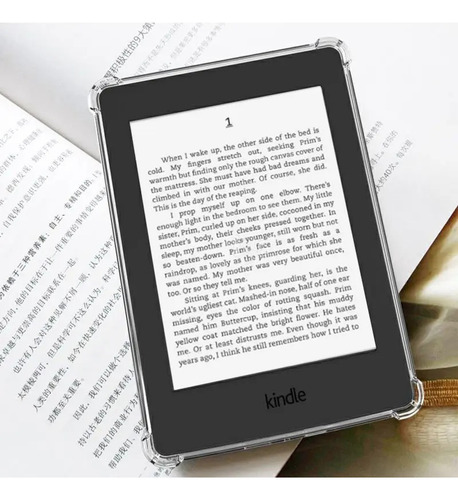 Capa Para Kindle Em Tpu Transparente Antishock Flexível