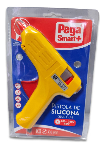 Pistola De Silicon 40w Barra Gruesa Merletto - Pega Smart