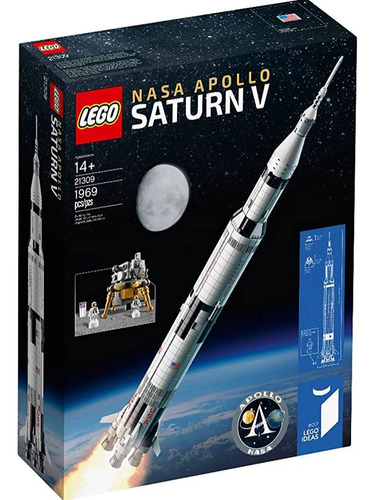 Juguete De Construcción Lego Nasa Apollo Saturn V 2017