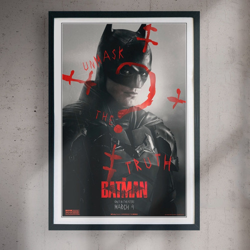 Cuadro 60x40 Peliculas - Batman Cine 2022 - Dc Comics