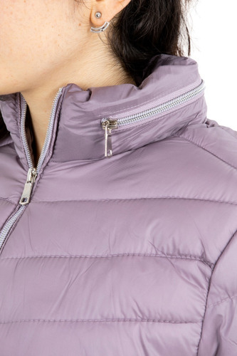 Imagen 3 de 5 de Campera Nena Niña Inflable Capucha Oculta
