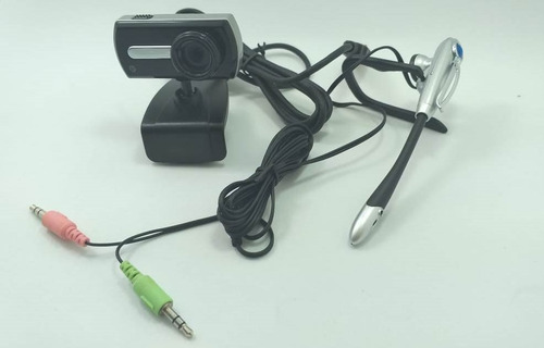  - Webcam Com Microfone Embutido Earphone