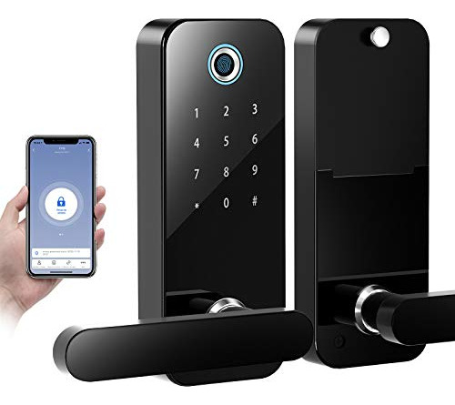 Keypad Smart Door Lock With Handle Keyless Entry Door L...