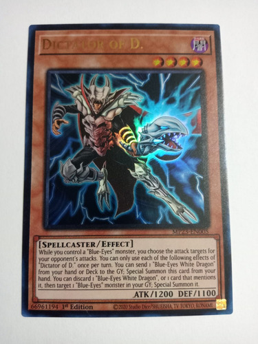 Dictator Of D Ultra Rare Yugioh