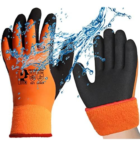 Guantes Térmicos Impermeables Agarre Trabajo Climas 