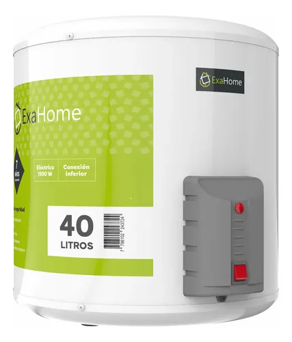 Termotanque Exahome Electrico 40 Litros Carga Inferior 1500w Color Blanco - imagen 1