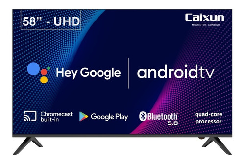 Imagen 1 de 9 de Smart Tv Caixun 58 4k Uhd Android C58t1ua