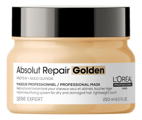  Máscara L'Oréal Professionnel Serie Expert Absolut Repair Gold reparación de 250mL 250g