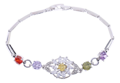 Frágil Joya De Muñeca Accesorio Para Mujeres De Flor
