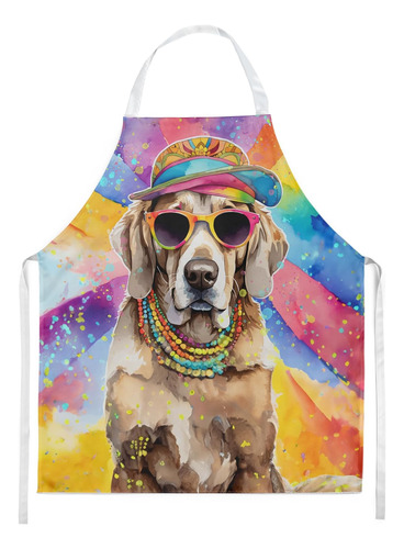 Dac2568apron Weimaraner Hippie Dawg Apron Cooking Kitchen Se