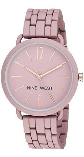 Reloj Con Brazalete De Goma Nine West Womens Nw2148