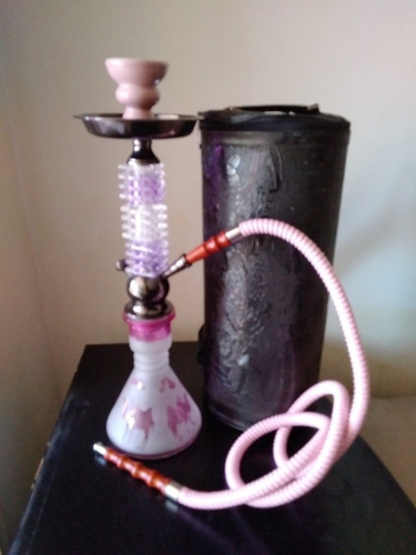 Imagen 2 de 10 de Arguile Pipa Arsbe Hookah 50cm De Lujo