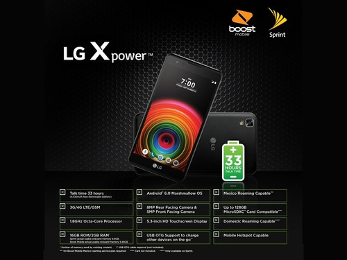 Smartphone LG Xpower X220 F