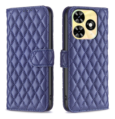 Diamond Lattice Leather Case