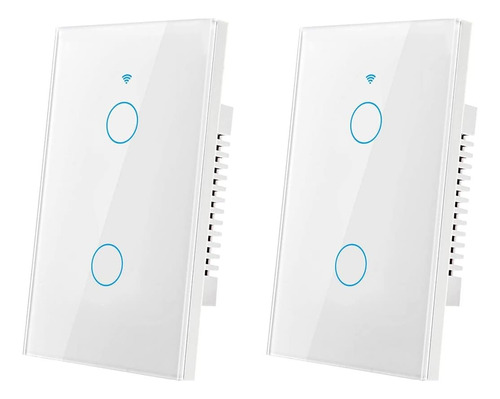 Interruptor Inteligente Wi-fi 2 Vías 2pack Blanco Sin Neutro